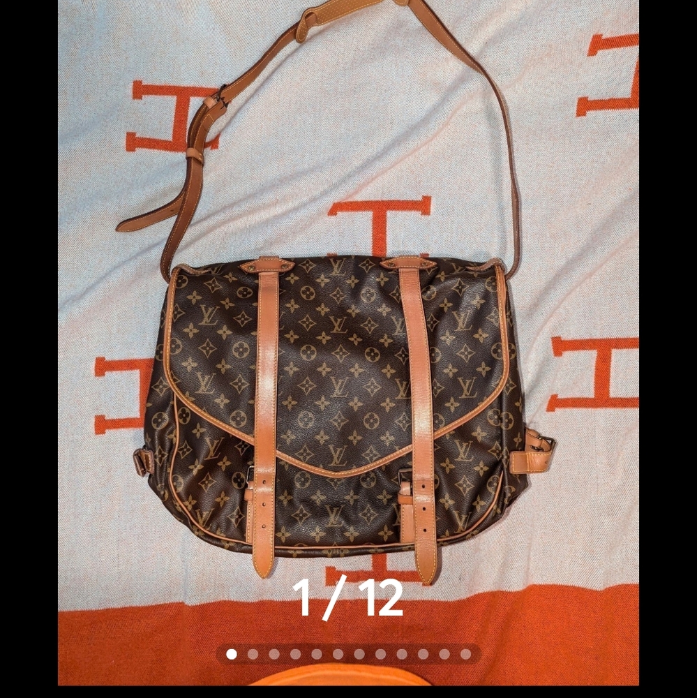 Louis Vuitton Brown Monogram Shoulder Bag